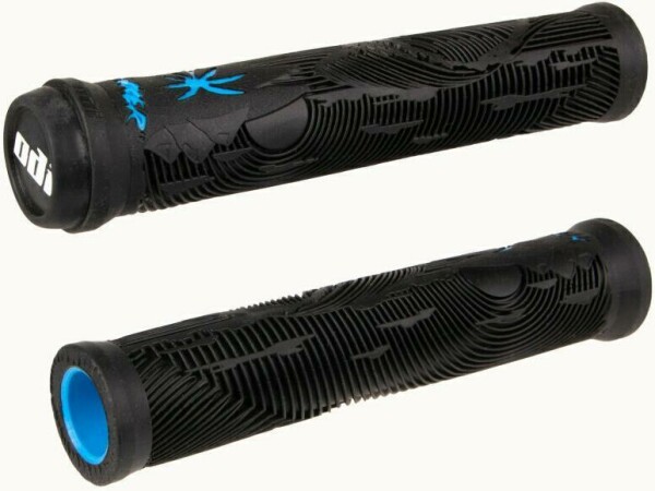 ODI BMX Griffe Hucker Signature Flangeless schwarz-blau