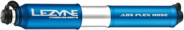 Lezyne Fahrrad Minipumpe CNC Pressure Drive blau-glänzend / S (17,0) cm