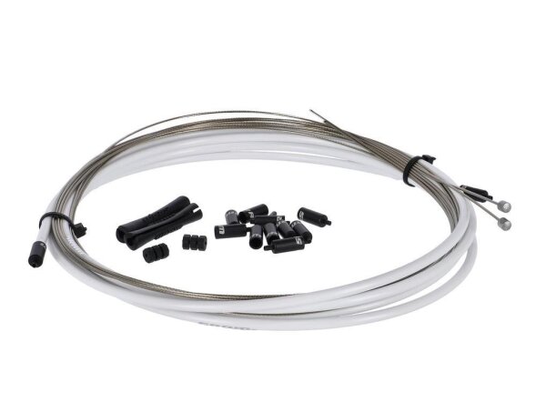 Sram Schalt-/ Bremskabel-Kit SlickWire weiß / 4 mm / Rennrad und MTB / Schaltkabel / Standard