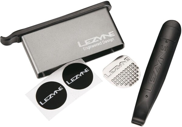Lezyne Fahrrad Reparaturset Lever Kit hellgrau