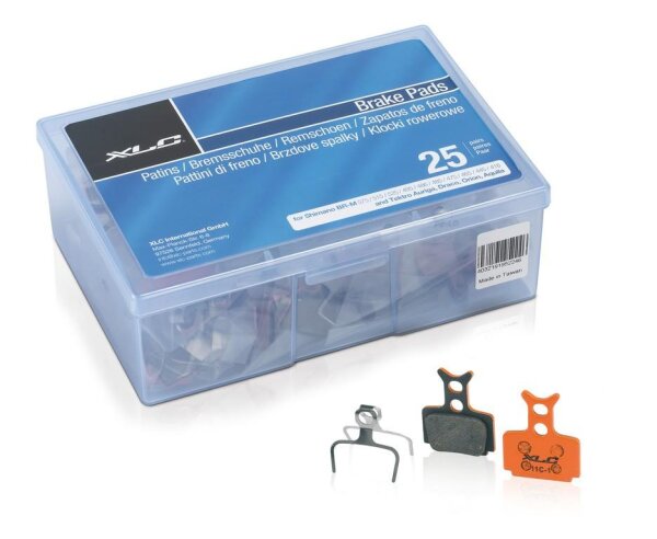 XLC Scheibenbremsbeläge, organisch (Formula Mega/The One), 25 Sets