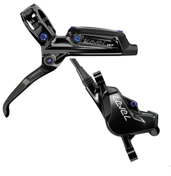 Sram Scheibenbremse Level Ultimate  Carbon, Vorderrad Leitung 950mm, Titan