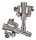 Xpedo Pedal Clipless M-FORCE 8 TI silber, 9/16"