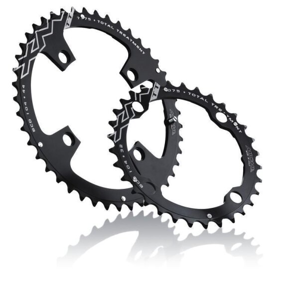 Miche Kettenblatt MTB XM TT BCD 104 außen 44 Zähne, schwarz, 9-fach