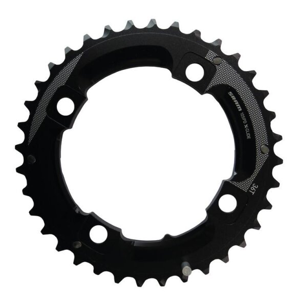 Sram Kettenblatt MTB 36T 104mm AL5 2Tone, GX 2x10 Medium Pin