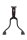 Hebie Zweibeinständer REX 26-28", schwarz