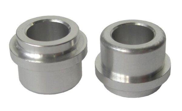 Alubuchsen SR Paar f. Dämpferauge 12,7mm Bohrung 8mm für 35,0mm Aufbaustärke