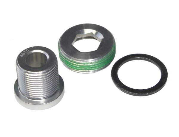 Sram Kurbelarmschrauben M15/M22 Alu, selbstanziehend GXP