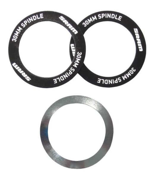 Sram Bottom Bracket Shield and Wave Washer Assembly, BB30 Bearing