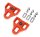 XLC Cleatset PD-X04 Passend für XLC Look-Pedale, 9°, rot