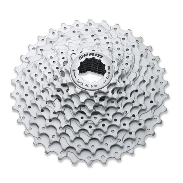 Sram Zahnkranz-Kassette PG-970 9-fach 11-12-14-16-18-21-24-28-32 Z.