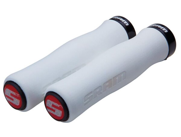 Contour Softgriff mit Schraubensicherung, 129 mm, mit Klemme + Endstopfen