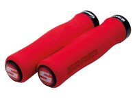 Contour Softgriff mit Schraubensicherung, 129 mm, mit Klemme + Endstopfen