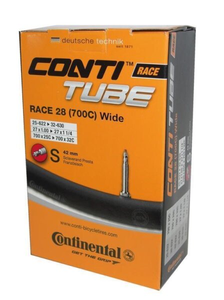 Continental Schlauch Race 28 Wide 28" 700x25/32C 25/32-622/630 SV  42