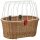 KLICKfix Hundeshopper Doggy Basket braun,  45x52x36 cm, mit Korbklip