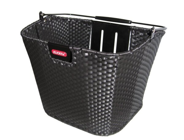 KLICKfix Vorderradkorb Structura schwarz