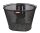 KLICKfix Vorderradkorb Oval Plus 36x27x25 cm, schwarz, engmaschig, oder Adapter