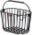 KLICKfix Vorderradkorb Alumino schwarz 40x25x26 cm, 16 Liter