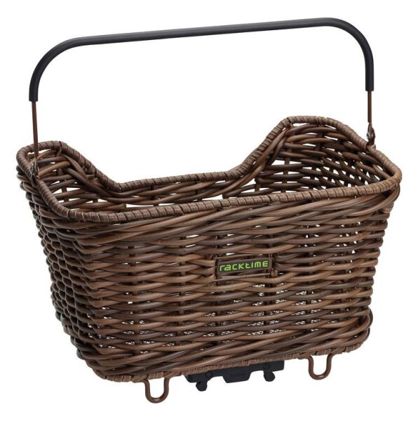Racktime System Korb  Baskit Willow 20 Liter 43x31x24,5 cm, braun, inkl. Snapit Adapter