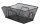 Unx Hinterradkorb Rosano 50x30x20 cm, schwarz, engmaschig