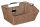 Unx Hinterradkorb Mateo 40x30x18 cm, braun, engmaschig