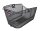 KLICKfix Hinterradkorb Citymax GTA 23x22,5x36 cm , schwarz, engmaschig