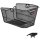 KLICKfix Hinterradkorb City-Max mit KorbKlip 23x22,5x36 cm engmaschig schwarz