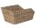 Basil Hinterradkorb Cento Rattan Look seegras 47x34x22 cm L/B/H