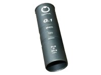 bySchulz Reduzierhülse 31,6 - 34,9mm grau, Alu, 120mm