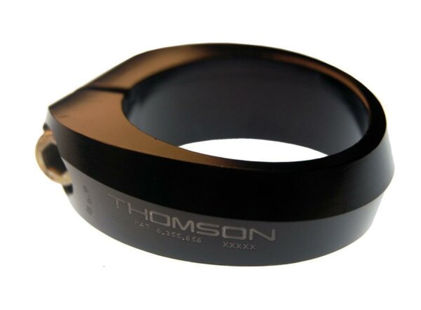 Thomson Sattelklemmring Alu, 36,4mm, schwarz