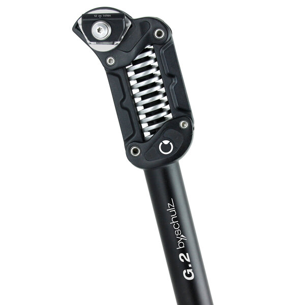 bySchulz Federsattelstütze G.2 LT Ø 30,9mm, 380mm, schwarz,stand. 80-105kg