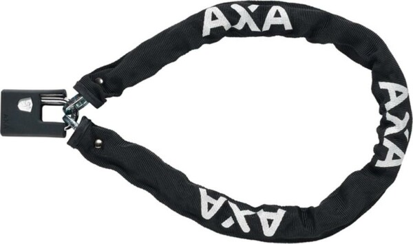 AXA Kettenschloss Clinch CH105 Plus Länge 105 cm, Stärke 7,5 mm schwarz