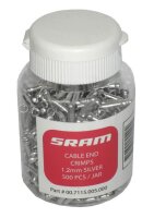 Sram Schaltzugendkappen PitSt.Btl./500St 1,2 mm, silber