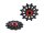 Campagnolo Schalträdchen-Set f. Super Record,12-f.,8.0mm+Schrauben