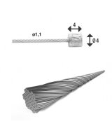 XLC Schaltinnenzug Ø 1,1, 1 Nippel Ø4x4mm