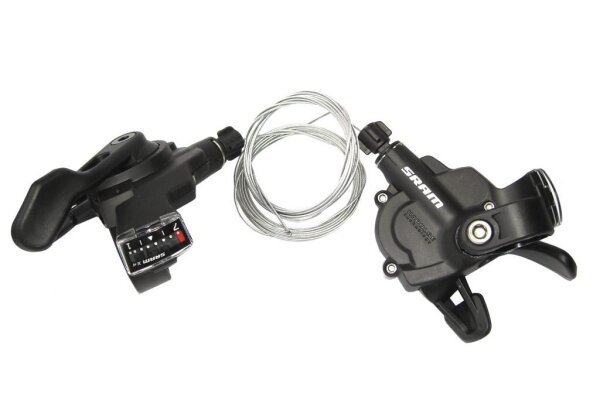 Sram Trigger Schalter-Set X3, 7-Gang hinten 1:1 Index Front 3-Gang