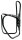 SKS Trinkflaschenhalter Wirecage Aluminium, schwarz