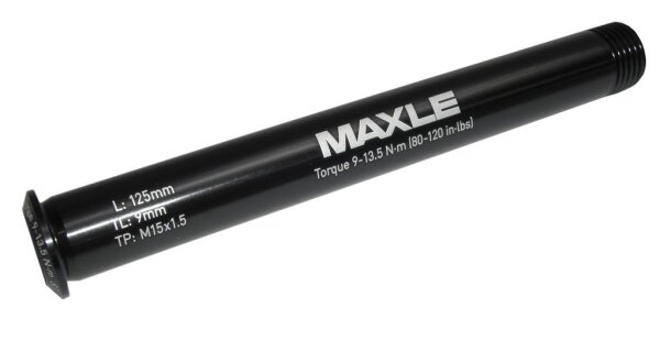 Sram Achse Maxle Stealth vorne Road schwarz, 15x100mm, Länge 125mm