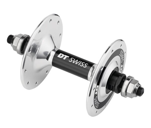 DT Swiss VR-Nabe 370 Track non disc 100mm/9mm Thru bolt, 20 Loch, silber pol