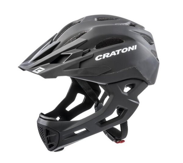 Cratoni C-Maniac (Freeride) Fahrradhelm Gr. L/XL (58-61cm) schwarz matt