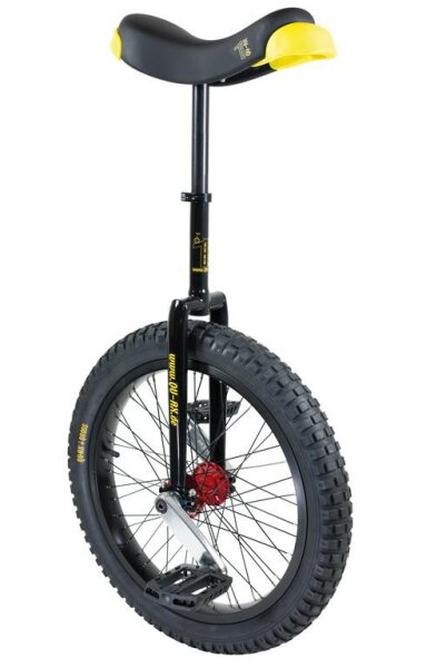 QU-AX Einrad Muni Starter 20" schwarze Alufelge, Reifen schwarz