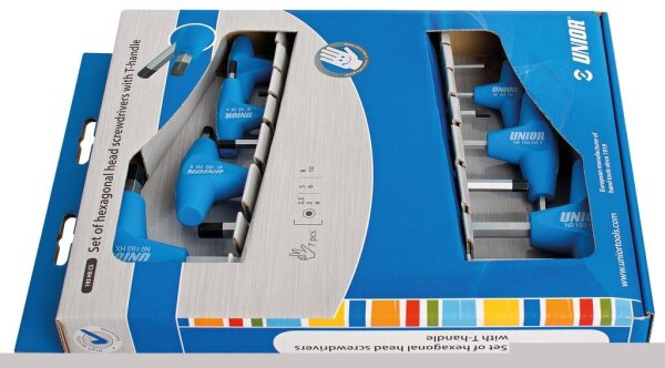 Unior Sechskantstiftschlüsselset T-Griff