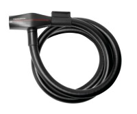 Trelock Kabelschloss 110 cm, schwarz, mit Halter