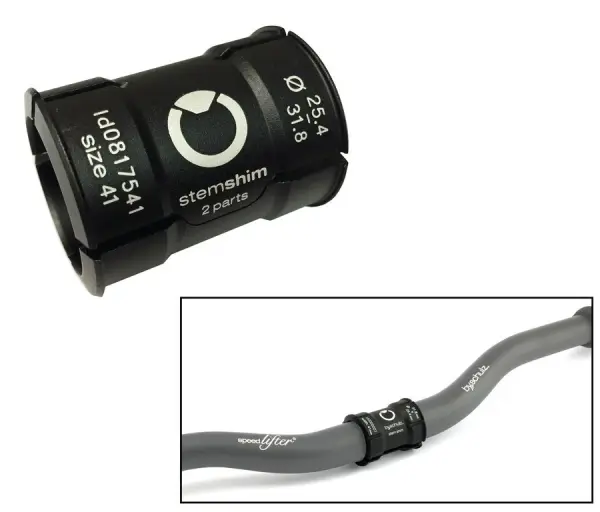 Reduzierhülse Speedlifter Vorbau/Lenker  - Ø31,8mm/Ø25,4mm, schwarz